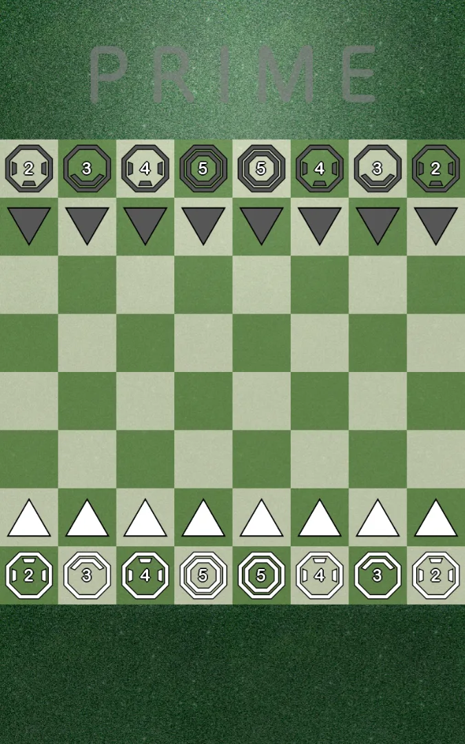 Prime board game gameplay screenshot showing numbered pieces on the board